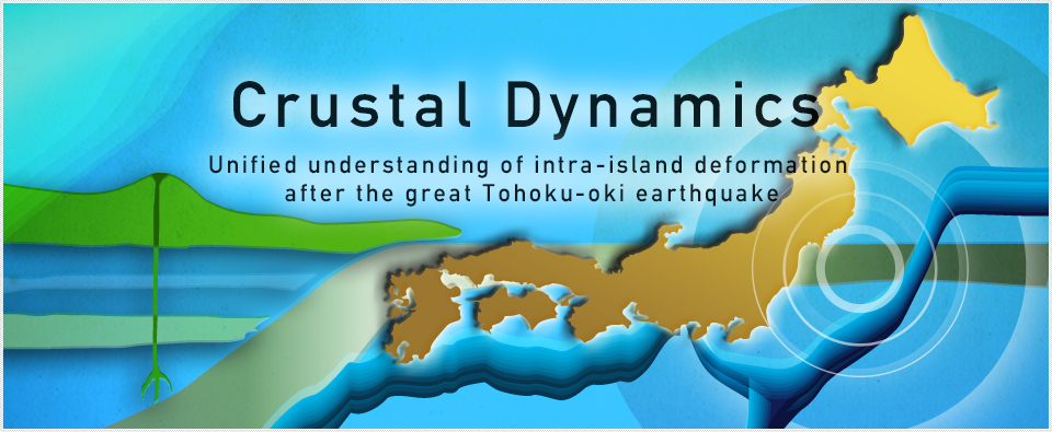 Crustal Dynamics Unified understanding of intra-island deformation after the great Tohoku-oki earthquake.